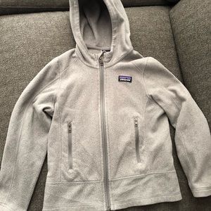 Patagonia fleece in gray size Girls XS (5-6)